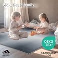 thumbnail image 4 of ODIKA 5'x7' Machine Washable Non-Slip Area Rug, Shadow Grey Chic Room High Traffic Rug, Gray, 104689, 4 of 7