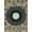 Black Mint Green, Pattern 1, variant on ODIKA 2'x3' Washable Accent Rug Vinyl Cd Record Retro Spinning Concentric Groove Grooves Disc Flowing Dynamic for Bedroom, Nursery, RV, Pet Friendly, Bedside Mat