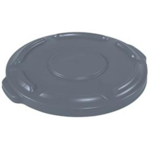 Brute RUB310LGR 10 gal Brute Flat Trash Can Lid, Gray