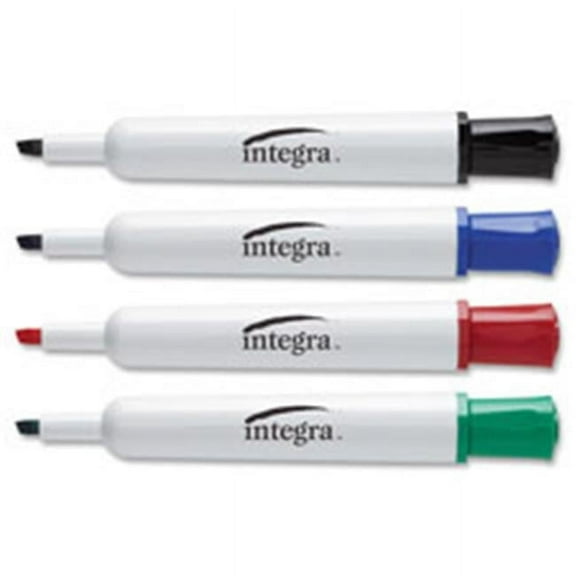 Integra Dry-Erase Marker- Chisel Tip- Red