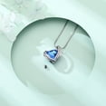 thumbnail image 7 of Heart Crystal Urn Necklace for Ashes for Women Men Stainless Steel Cremation Jewelry Memorial Pendant for Loved One, 7 of 7