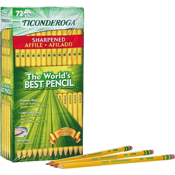Product of Ticonderoga #2 Sharpened Pencil 72 ct.