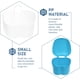 thumbnail image 5 of Caja para dentaduras postizas azul claro con cesta. Caja azul para guardar aparatos dentales y protector bucal., 5 of 5