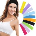 thumbnail image 2 of Diademas Deportivas Casa de los Tesoros Color Sólido Unisex Bandas Elásticas Para el Cabello 5*20 CM, 2 of 4