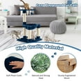 thumbnail image 7 of Cat Tower, Cat Tree for Indoor Cats, Multi-level Cat Tree with Scratching Posts and Cat Hammock-Blue for Kittens, Elderly Cats, Adult Cats, 7 of 7
