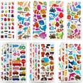 thumbnail image 1 of SAVITA 3D Stickers for Kids & Toddlers 500+ Puffy Stickers Variety Pack for Scrapbooking bullet Journal Including Animal, Numbers, Fruits, Fish, Dinosaurs, Cars and More ..., 1 of 3
