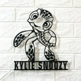 thumbnail image 2 of Handmadetneonsign Custom Squirt Sea Turtle Metal Wall Art LED Light - Personalized Marine Turtle Name, 2 of 3