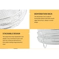 thumbnail image 3 of Air Fryer Accessories, Air Fryer Rack 3 Pcs, Stackable Round Stainless Steel 3 Layer Air Fryer Basket Compatible with All 4.2-6.8QT Air Fryer, Oven, Press Cooker, 3 of 9