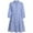 FY1_Blue, variant on Meichang Summer Dresses for Women 2025 Button Down Plaid Shirt Dress 3/4 Sleeve V Neck Ruffle Tiered Dresses Casual Loose Fit Mini Dresses