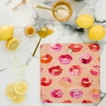 thumbnail image 2 of Society6 Ninola Design Sweet Pink Lips Square Cutting Board, 2 of 2