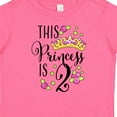 thumbnail image 4 of Inktastic This Princess is Two- Second Birthday Girls Baby T-Shirt, 4 of 5