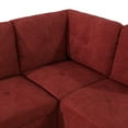 thumbnail image 3 of Starhome living La venta 2 piece sectional sofa Red Material-Flannelette, 3 of 5