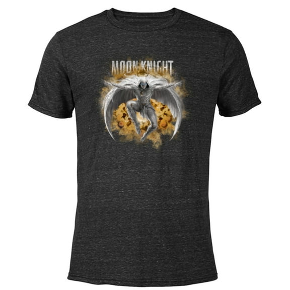 Marvel Moon Knight Series Marc Spector - Short Sleeve Blended T-Shirt for Adults - Customized-Black