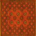 thumbnail image 1 of Ahgly Company Indoor Square Persian Yellow Traditional Area Rugs, 3' Square, 1 of 4