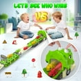 thumbnail image 7 of Beefunni 46 inch Dinosaur Cars Toys Transport Car Carrier Truck with 6pcs Dinosaur Cars, Race Track Playset w/ Lights Sounds, Construction Truck Toys Christmas Gift for Toddlers Boys 3-7 Years Old, 7 of 7