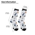 thumbnail image 2 of Fuzoiu Cartoon Planets Print Kids Socks For Boys Girls,Grip Crew Socks with Non Slip,Lightweight Stretch Crew Socks,Toddlers Crew Boot Socks, 2 of 5