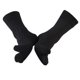 thumbnail image 2 of Calcetines tobilleros de algodón de dos dedos para hombre, calcetines Tabi a rayas, corrector de hallux valgus Negro, 2 of 9