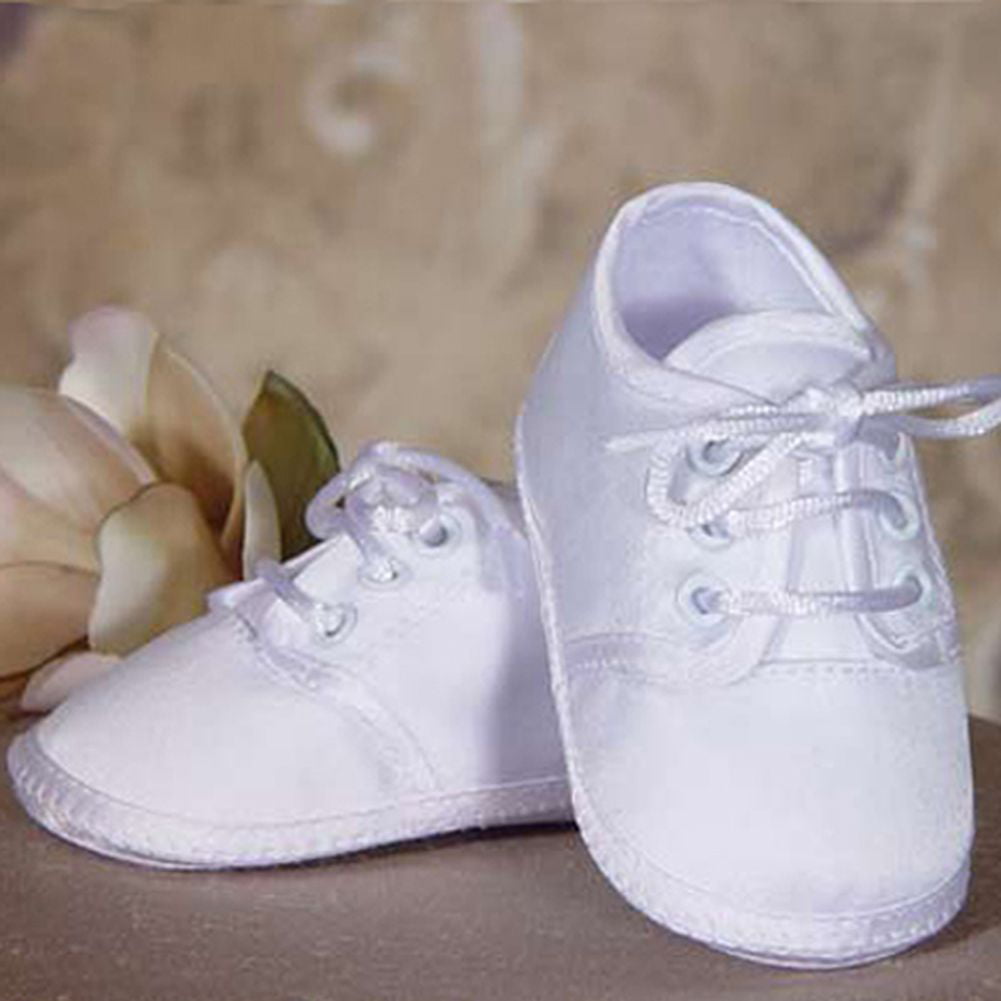 Baby Boys Satin Oxford Shoe - Size 