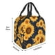 thumbnail image 3 of Easygdp Navy Blue Plaid Sunflower Bolsa Térmica Premium - Tela Oxford Impermeable, Gran Capacidad, Bolsillo Frontal, Unisex para Trabajo, Escuela, Actividades al Aire Libre y Picnics, 3 of 8