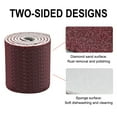 thumbnail image 3 of Vikakiooze Carborundum Sponge,Emery Sponges Caspian Stone Pot Clean Brush Rust Eraser Grit Scouring Pads Pot Cleaning Pads with Carborundum Washing Kitchen Cleaner Tool (3.5*39.4Inch),Home Clearance, 3 of 9