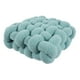 thumbnail image 4 of Cojín tejido para silla, cojín para ventana, estera suave y versátil tejida a mano, almohada de felpa, cojín para asiento para decoraciones de fiesta, Azul, 4 of 8