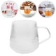 thumbnail image 4 of Taza de café de vidrio con asa para uso doméstico, jarras, jarras y vertedor de leche para servir jarabe de arce, 4 of 8