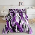 thumbnail image 2 of Erosebridal Geometric Stripe Bedding Twin Comforter Set,Abstract Artwork Down Comforter,Geometry Lines Decor,Reversible,Lightweight,2-Piece, 2 of 7
