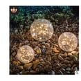 thumbnail image 1 of tredstone Lumière Solaire Extérieure pour Cour, Boule Craquelée Enterrée, 1 of 8