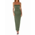 thumbnail image 3 of Womens Summer Casual Slip Dresses Spaghetti Strap Bodycon Maxi Dress Green L, 3 of 8