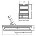 thumbnail image 2 of The Sequoia Professional Commercial Grade PinehurstChaise Lounge, 2 of 2