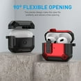 thumbnail image 3 of Maxjoy Airpods 3 Case Cover with Lock TPU Hard Shell Case Cover for Airpods 3 with Keychain, 3 of 8