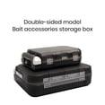 thumbnail image 7 of Small Fishing Tackle Box, Portable Tackle Box Organizer Fish Lure Baits Storage Box Containers Mini Tackle Box for Hook,Jewelry, Bead, 5/8 Compartments (Black), 7 of 7