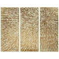 thumbnail image 6 of Sunshine Abstract Hand Painted Canvas Wall Art, Set of 3, by Martin Edwards, 48 " x 20 " each., 6 of 6
