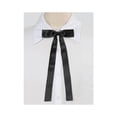 thumbnail image 5 of INSPIRE CHIC Unisex Pre-tied String Bow Tie String Tie Solid Color Bowknots Black One Size, 5 of 5