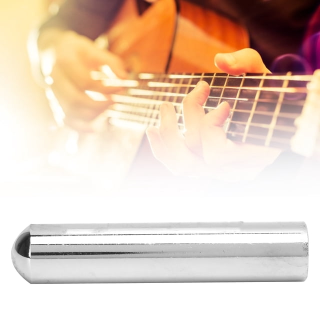 Fdit Guitar Slide Tone Bar, Cylindrical Design Guitar Slide Bar Stainless Steel For Making The Sound Of Playing The Guitar Richer For Guitar Bass Medium