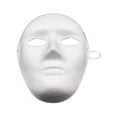 thumbnail image 1 of Hand Drawn Paper Masquerade Masks - Lightweight, Elastic Band, DIY Coloring for Party Role Playing, 1 of 3