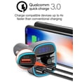 thumbnail image 2 of Hweilai Car Charger Fast Charging / Bluetooth MP3 Player / Fm Transmitter Blue Ambient Light, 2 of 5