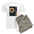 thumbnail image 6 of CafePress - Sunflower Life Pajamas - Men's Light Loose Fit Cotton Pajama Set, 6 of 7