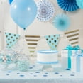 thumbnail image 4 of (2 pack) Blue Metallic Tablecloth 54" x 84" by Way to Celebrate, 4 of 6