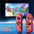 thumbnail image 3 of Switch Controller for Nintendo Switch, Wireless Joypad Controller Replacement with Wrist Strap, Supports Dual Vibration/Motion Control/Screenshot/Wake-up, 3 of 7