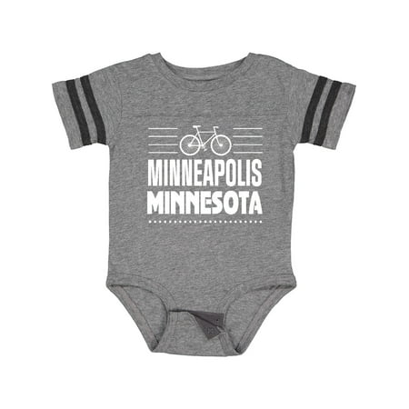 

Inktastic Minneapolis Minnesota Biking Gift Baby Boy or Baby Girl Bodysuit