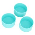 thumbnail image 1 of 3 Pcs Silicone Cup Boot High Temperature  Anti Slip Wear Scratch Water Bottle Bottom Sleeve Cover, 1 of 8