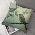 thumbnail image 7 of Fenyluxe Throw Pillow Covers Robin Sitting On Tree Branch Red Yellow Leaves Autumn Bird Fall White Nature Decorative Square Pillowcases Cushion Cover 2pcs White, 7 of 7