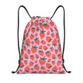 thumbnail image 1 of Fotbe Cartoon Strawberry Bolsa Mochila con Cordón Estampada, Bolsa de Gimnasio Deportiva, Bolsa Cinch, Bolsa con Cordón para Hombres y Mujeres-Small, 1 of 6