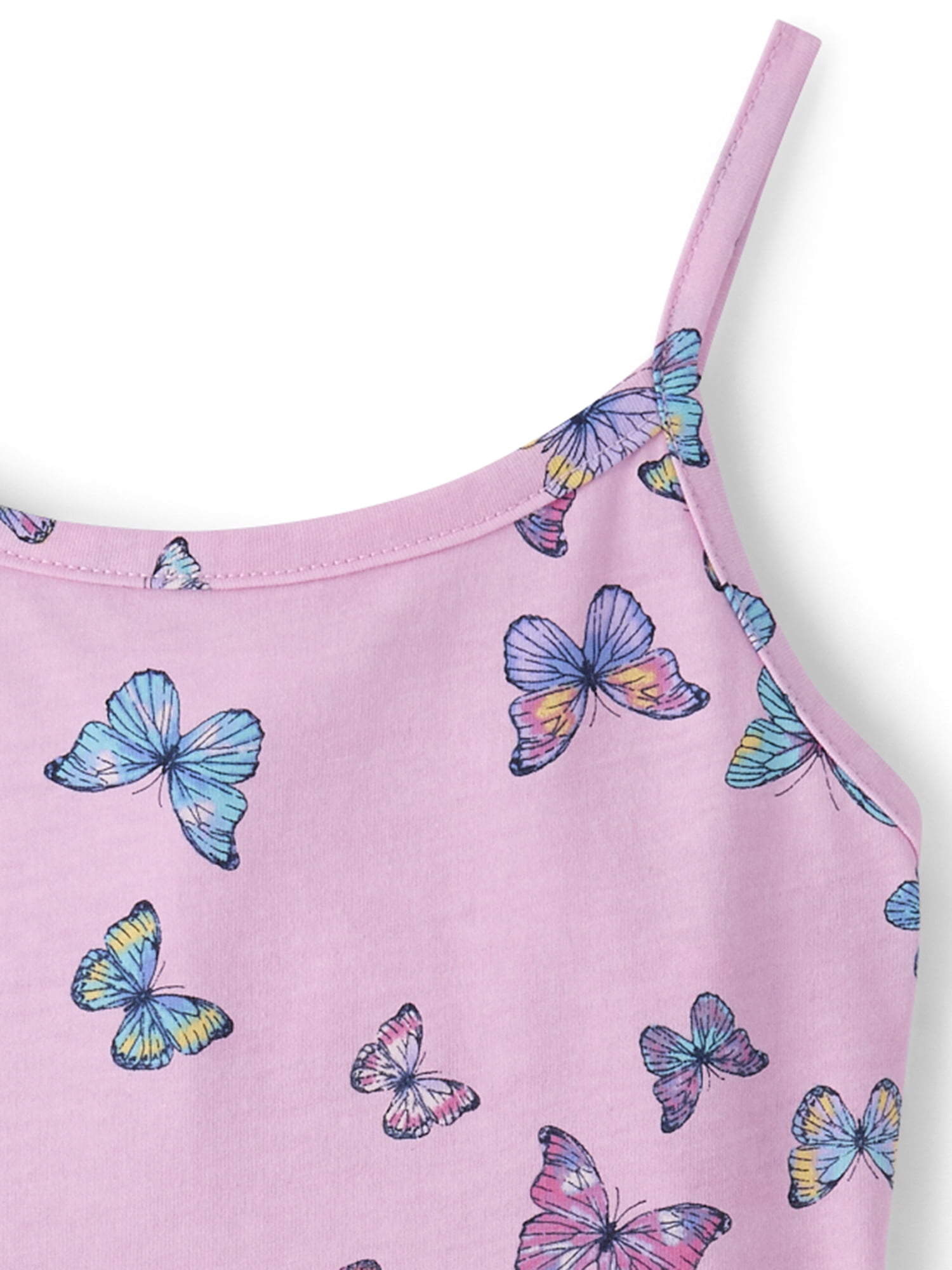 The Children's Place Girls Sleeveless Printed V-Waist Flutter Romper, Sizes XS-XXL