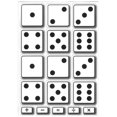 thumbnail image 1 of Aimants Maths Découpés, dés, 1 of 3