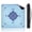 Light Blue, variant on Shipped Rolled Mahjong Mat with Rules Without Creases, 3mm, 32.5" x 32.5"