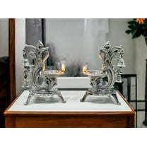 Metal Diya for Puja | Brass Oil Diwali Lamp in Peacock Design Perfect Gift Item | Antique Decorative Akhand Diya Home Decor Temple