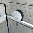thumbnail image 5 of Sunny Shower 60 in.W x 79 in.H Frameless Sliding Chrome Shower Door 3/8 in. Tempered Glass, 5 of 10