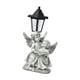 thumbnail image 5 of Estatua de jardín con luces solares, lámpara de estatuilla para exteriores, paisaje, decoración decorativa, adorno de resina de Ángel para el Patio, 5 of 8